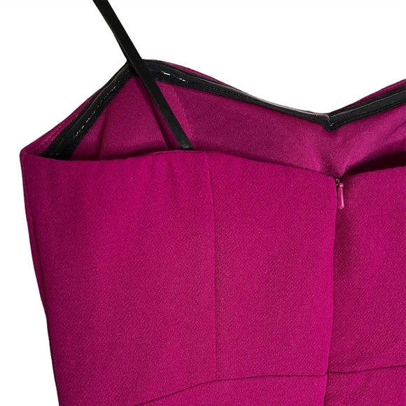 Aqua Formal Strapless Faux Wrap Gown Sweetheart Neckline High Low Hem Pleated 0 - Picture 12 of 15